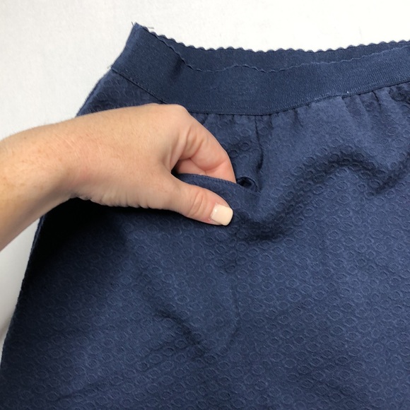 Anthropologie Womens Navy Blue Pull On Skirt With Elastic Waist - Picture 8 of 15
